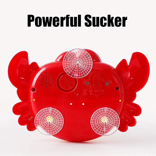 Jujuism Crab Bubble Maker Bath Toy with Music Sound Shower Bubble Making Machine Battery Operated for Baby Child - Thumbnail 2