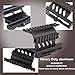 Scope Side Mount Tactical Side Rail Lock Scope Mount Base QD A-K Type Heavy Duty Fitting for 20mm Weaver Scope Airsoft (Type B)