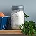 reCAP Mason Jars Lid FLIP Cap | Regular Mouth | Silver | Made in USA