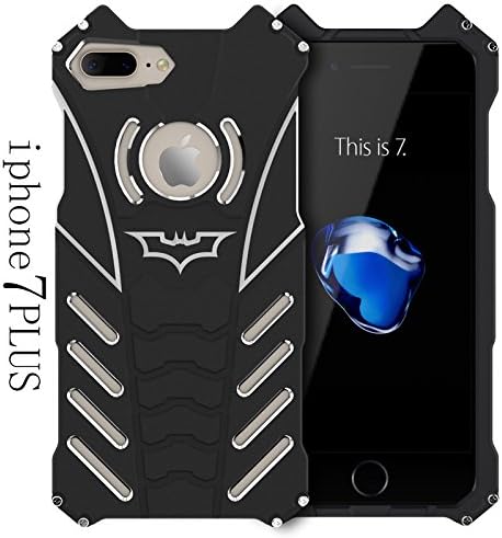iPhone 7s Plus case,iPhone 7 Plus Black case,wskshop New Superheroes Anime Design,Super Slim Aluminum Metal Shockproof and Drop Protection Waterproof case Cover for Apple iPhone 7 Plus