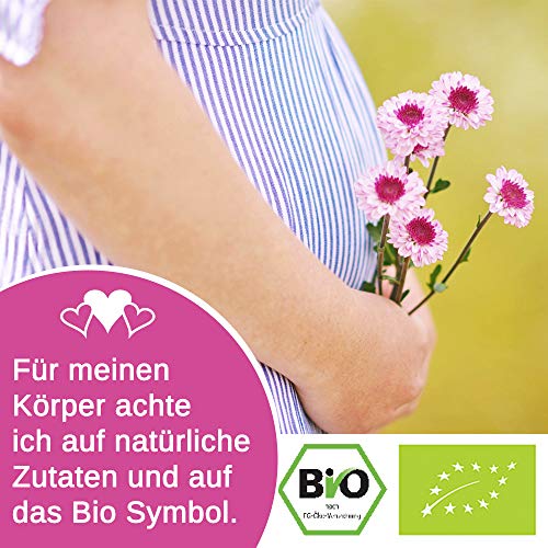 JoviTea® Glücklich Schwanger Tee BIO + Traditionelle Rezeptur + Schwangerschaftstee + geeignet während der Schwangerschaft + 100% natürlich und ohne Zusatz von Zucker - 75g – Bild 6