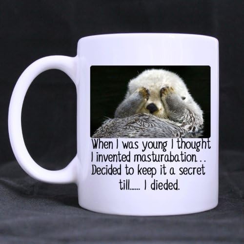 I Invented Masturabation- Funny White Mug 11oz Coffee Mugs or Tea Cup Cool Birthday/christmas Gifts for Men,women,him,boys and Girls