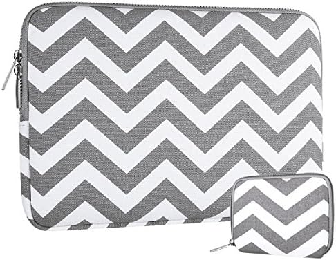 Oviia 15 15.6 Inch Laptop Sleeve Canvas Fabric Sleeve Case for for Acer Laptop 15.6 Inch,HP Stream 15.6 Inch, Samsung 15.6 Inch, ASUS 15.6 Inch with Small Accessory Case for Mouse,Charger