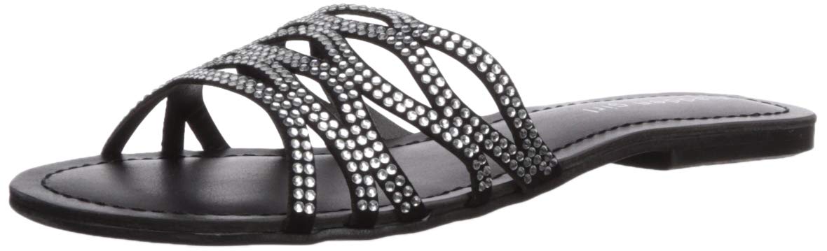 madden girl bling slides