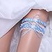 Women Wedding Bridal Legs Garter Set Bridal Garters Lace Belt with Toss Away JW20