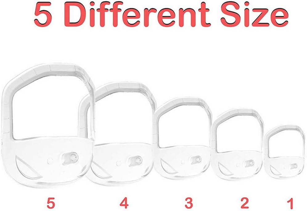 Goatee Men's Shaving Stencil/Template - Shaping & Edge-up Tool for Goatee Trimming, Lineup - Grooming Kit for Men - One Size Fits All - Use w/Beard Trimmer or Clipper - Barber Supplies 5 Pcs