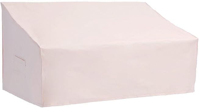 Amazon Com Patio Watcher Medium Outdoor Loveseat Bench Cover Durable And Waterproof Patio Furniture Sofa Cover Beige Garden Outdoor