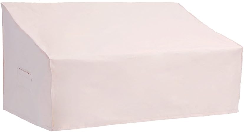 Amazon Com Patio Watcher Small Outdoor Loveseat Bench Cover Durable And Waterproof Patio Furniture Sofa Cover Beige Garden Outdoor