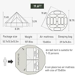 Outdoor Luxury Waterproof Oxford 13FT 16FT 20FT