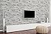 Natural Stacked Grey Stone Brick Pattern Vinyl Contact Paper Self-adhesive Peel-stick Wallpaper (39.3 x 98 inch)