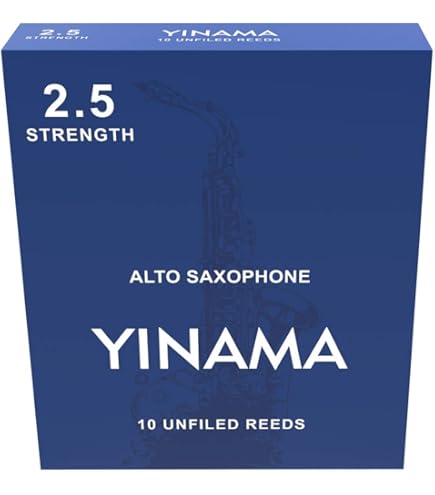 D'Addario Organic Reserve Altsaxofoon Riet 3.5 - 10 Pack Biologische Sax Riet Individueel Verzegeld