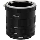 Fotodiox Macro Extension Tube Set Compatible with Canon EOS EF/EF-S Cameras for Extreme Macro Photography