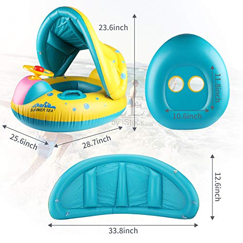 image for Philonext Baby Float Boat ,Baby Swimming Float,Inflatable Baby Float w