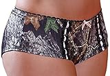 Weber Camo Leather Goods Break-Up Hipster Pantie, Pink Bow, Medium