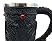 Atlantic Collectibles Celtic Triangle Knotwork Legendary Red Orb Guardian Dual Dragons Beer Stein Tankard Coffee Cup Drink Mug 5.5