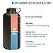Fifty/Fifty Black Vacuum-Insulated Stainless Steel Bottle with Wide Mouth - 64 oz. Capacity