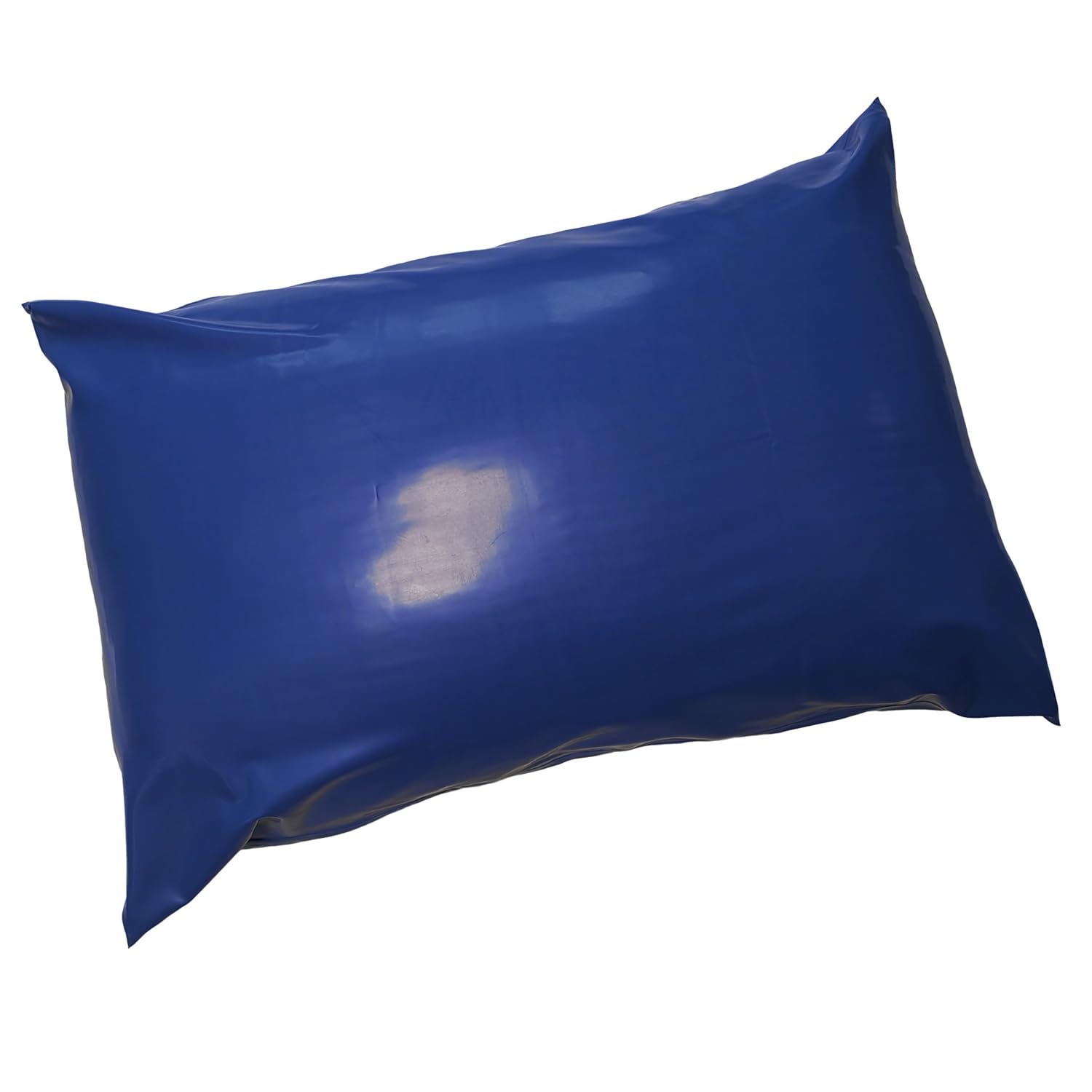 Classic Latex pillowcases closed with zip,20X28 Inch Latex Pillow Case Cover,Natural Rubber Pillowslip Handmade Pillow Protector Blue