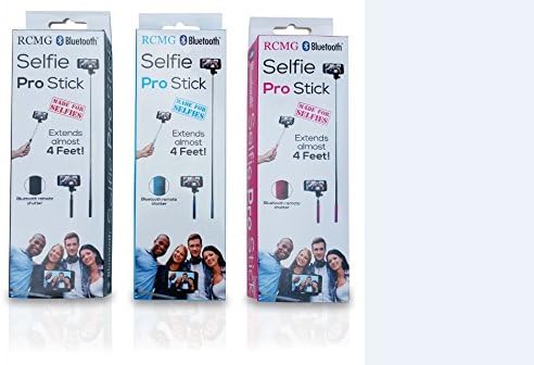 Selfie Stick With Bluetooth Works On All Phones (Blue)