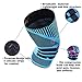 Compression-Knee-Brace-IVANKEE-Knee-Sleeves for Women Men Meniscus Tear,Joint Pain Relief,Injury Recovery,Arthritis,ACL,MCL,Non-Slip Knee Support for Running,Jogging, Sports,Single Wrap,XL,HT-Blue