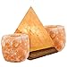 Natural Himalayan Salt Lamp w/Salt Candle Holders