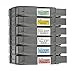 6 Pack Replacement 12mm 0.47 inch Combo Set TZ131 TZ231 TZ431 TZ531 TZ631 TZ731 Laminated for P-Touch Label Maker D210 PT-H100 PT-H110 D600 PT-1880,26.2ft(8m) Length