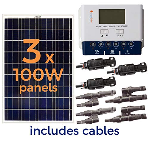 Grape Solar GS-300-KIT 300-Watt Off-Grid Solar Panel Kit