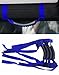 E-cowlboy Blue 4 X Grab Handles Grip Handle for Jeep Wrangler Yj Tj Jk JKU Sports Sahara Freedom Rubicon X & Unlimited X 2/4 Door 1995-2016 (Blue)