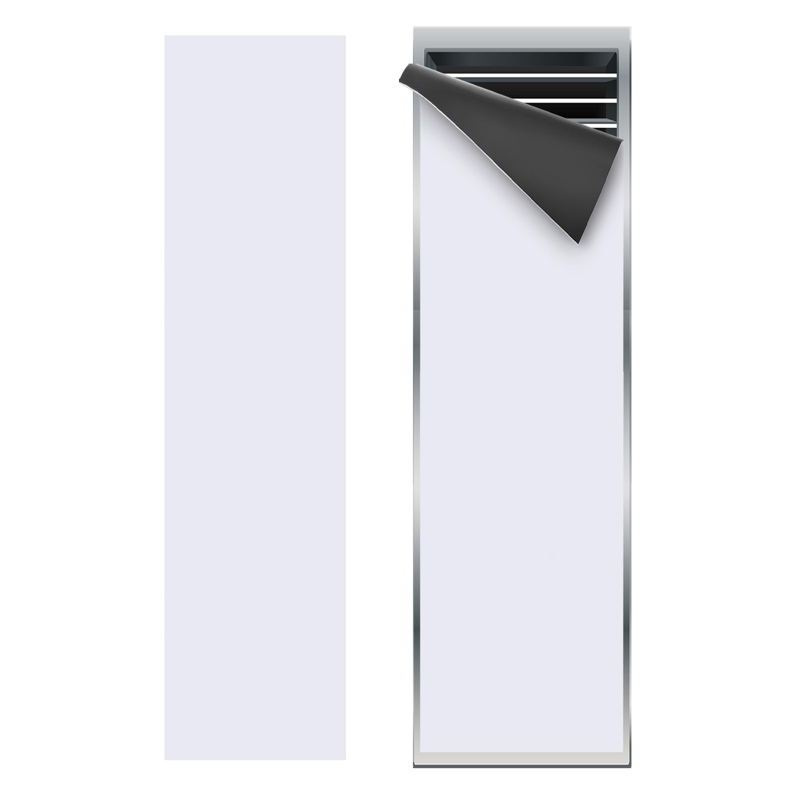 PATIKIL 14"x3.5" Magnetic Vent Cover, Floor Wall Air Registers Cover High Strength Magnetic Vent Blocker for Home RV HVAC Fireplace Furnace, White
