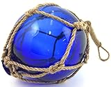 SPC Glass Float Blue with Rope (5