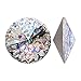 SWAROVSKI Crystal, 1122 Rivoli Chatons 14mm, 2 Pieces, Crystal White Patina F