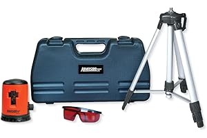 Johnson Level & Tool 40-0921 Self-Leveling Cross-Line Laser Kit, 19 x 10", Red, 1 Laser Level Kit