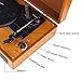 Turntable for Vinyl Records Portable Record Player, 3 Speed Suitcase Phonograph with Built-in Stereo Speakers, PC Recorder, Headphone Jackthumb 2