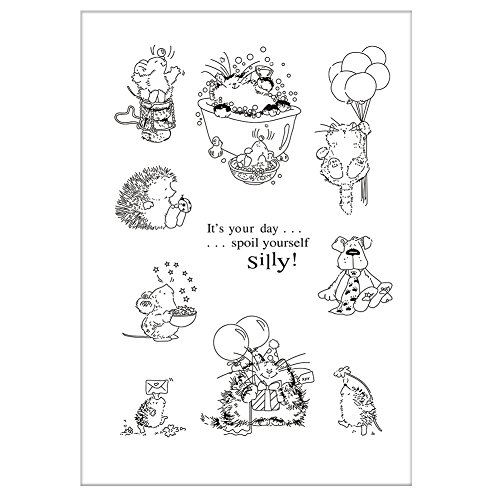 YESIDO Clear Stamps Silicone For Card Making Fantastic Craft PatternRetro key Transparent Stamp Seal Rubber Postage Design DIY Scrap-booking Photo Album Diary Decoration Supplies Gifts - Thumbnail 6