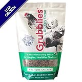 Grubblies - 1 lb. 50x More Calcium Than Mealworms, USA-Grown Non-GMO Grubs - a Daily Nutritious Snack to Treat Your Chickens - 100% Natural and Oven-Dried for Happy, Healthy Hens