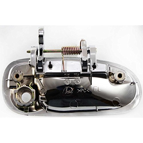 Click Here to See More Images Diften 102-A7631-X01 - New Set of 4 Door Handle Outside Chrome Auto Body Repair Kit Honda Civic 2000-96