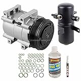 AC Compressor w/A/C Repair Kit For Ford F150 F-150 Bronco 5.0L 302 5.8L 351 V8 1994 1995 - BuyAutoParts 60-80213RK New