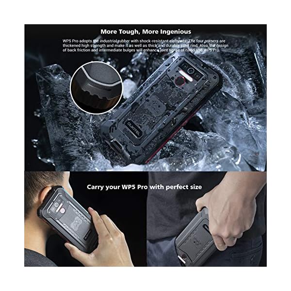 OUKITEL-WP5-Pro-Rugged-Smartphones-4G-Dual-SIM-IP68-Unlocked-Mobile-Phones-Waterproof-4GB-64GB-8000mAh-Battery-Android-10-Phones-55-inches-Triple-Camera-Face-ID-GPS-Orange OUKITEL WP5 Pro Rugged Smartphones, 4G Dual SIM IP68 Unlocked Mobile Phones Waterproof, 4GB 64GB 8000mAh Battery…