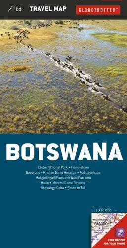 Botswana Travel Map, 7th (Globetrotter Travel Map)