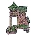 Saim Aquarium Decorations Resin Ancient House Betta Shrimp Hideout Décor Fish Tank Landscape Ornament