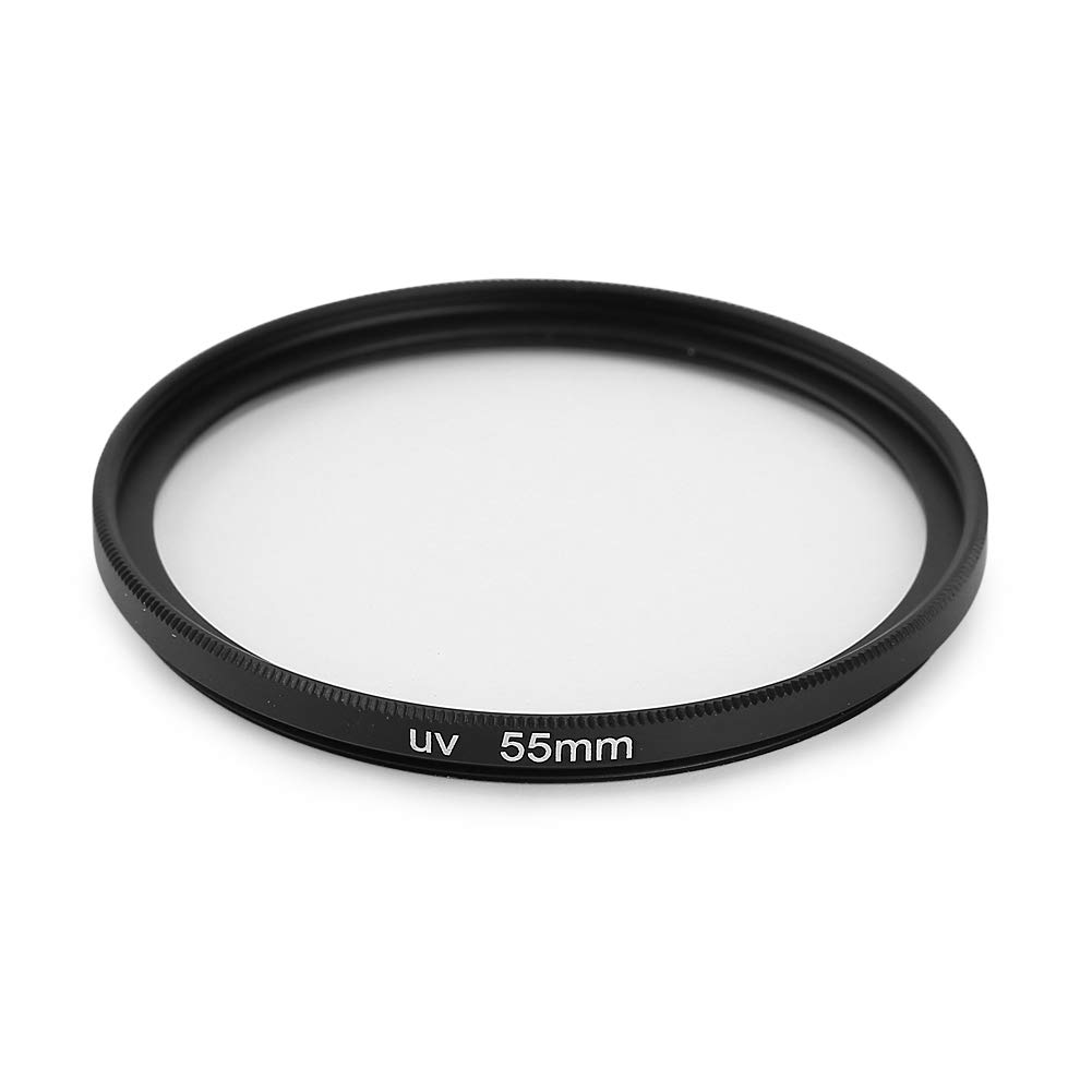 55mm UV Filter, Ultra-Violet Filter Glass Lens Protector for Canon/for Sony/for Nikon/for Pentax