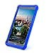 MingShore for Huawei MediaPad T3 8 Tablet Silicone Rubber Rear Bumper KOB-L09 KOB-W09 Kids Friendly Handstrap Soft Rugged Case Blue