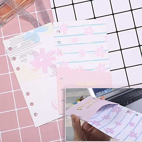 Planner Zipper - Cute Original Creative Handmade 6 Holes Binder Planner Spiral Notebook Inside Organizer Pouch - Neopren Pocket Pockets Notebook Miku Storage Cover Computer Waterproof Org