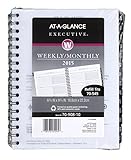 AT-A-GLANCE Executive Weekly and Monthly Appointment Book Refill for 70-545, 2015, 6.88 x 8.75 Inch Page Size (70-908-10)