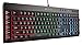 Corsair K55 RGB Gaming Keyboard - Quiet & Satisfying LED Backlit Keys - Media Controls - Wrist Rest Included - Onboard Macro Recording (Renewed)