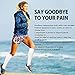 8 Pack Copper Knee High Compression Socks For Men & Women-Best For Running,Athletic,Medical,Pregnancy and Travel -15-20mmHg