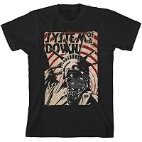 Rock Off Maglietta Unisex System Of A Down, 100% Cotone, Serigrafia Professionale, Taglie S-XXXL, Ufficiale
