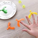 Little Classmate Ten Mini Balanced Eagle Amazing Balancing Eagle with Pyramid Stand Magic Bird Desk Toy Fun Learn Kids' Gift (10 PCS Random Color)