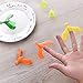Little Classmate Ten Mini Balanced Eagle Amazing Balancing Eagle with Pyramid Stand Magic Bird Desk Toy Fun Learn Kids' Gift (10 PCS Random Color)