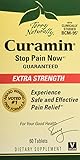 Terry Naturally Curamin Extra Strength, Safe and Powerful Pain Relief with BCM95 Curcumin 60 Tabs
