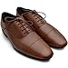 Miscly 3 Pairs Waxed Round Oxford Shoelaces for Dress Shoes 3/32″ Thin (36″ (91 cm), Dark Brown)